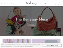 Tablet Screenshot of mulberry.com